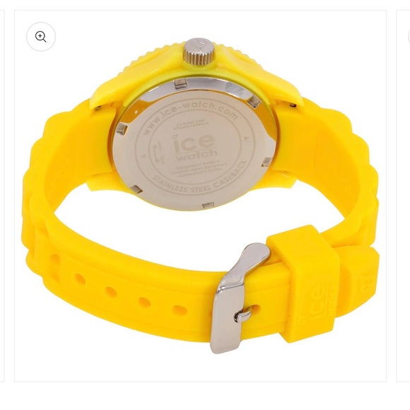 ICE Watch Bold Yellow Silicone Wristwatch with Tricolor Dial - Picture 3 of 9